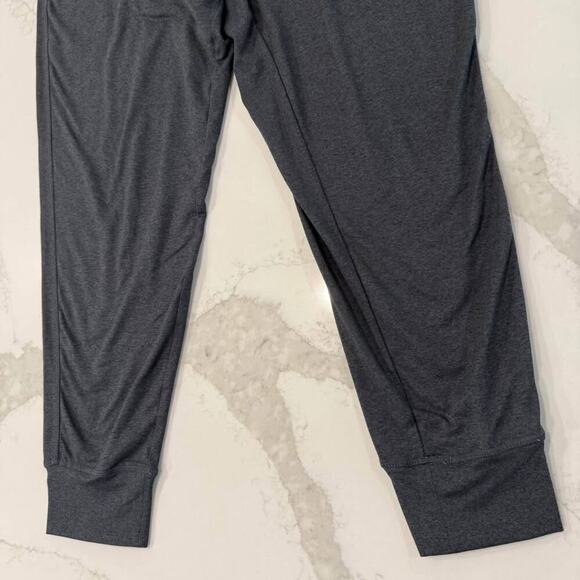 Lole Jersey Knit High Rise Jogger Lounge Pants Women's Medium Gray Cinch Waist - Picture 2 of 7